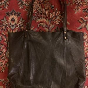 American Apparel L'Epicier Leather Shopper